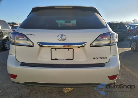 2012 Lexus Rx 350 z USA, uszkodzony, nr VIN 2T2ZK1BA7CC069917